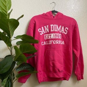 Gildan Sn Dimas EST Thick Pink Hoodie